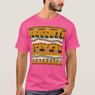 Inbyggd figurer vektor mönster t shirt