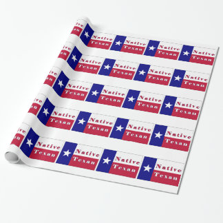 Inbyggd Flagga för texturstjärna Presentpapper