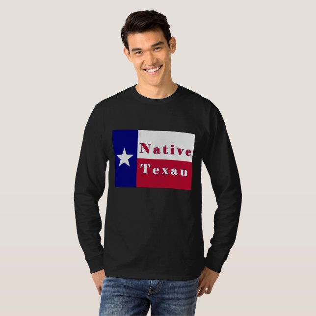 Inbyggd Flagga för texturstjärna T Shirt (Hel framsida)