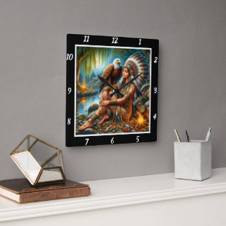 Inbyggd flygning: Eagles Gaze-flods flöde Fyrkantig Klocka