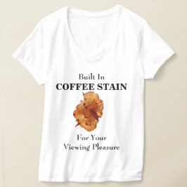 INBYGGD KAFFEFÄCK T SHIRT