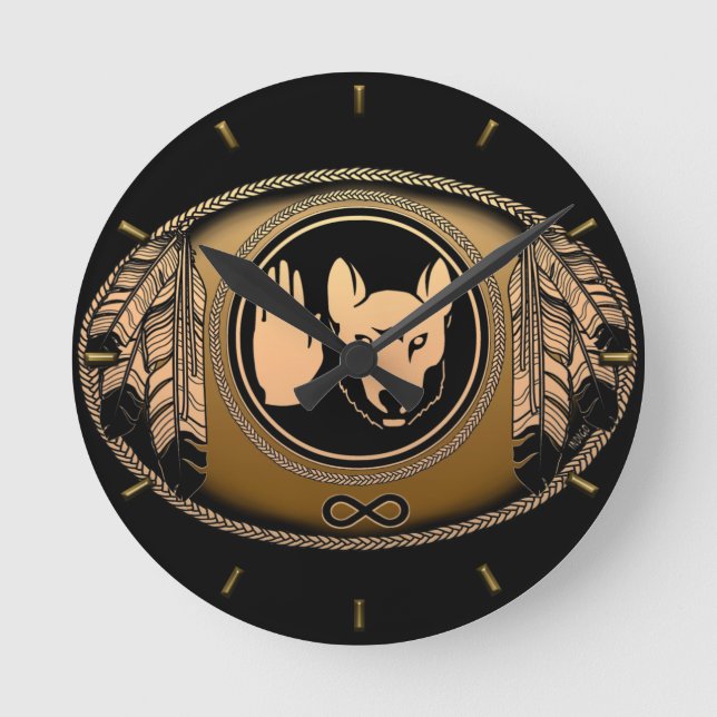 Inbyggd klocka Anpassningsbar för första nationell (Framsida)