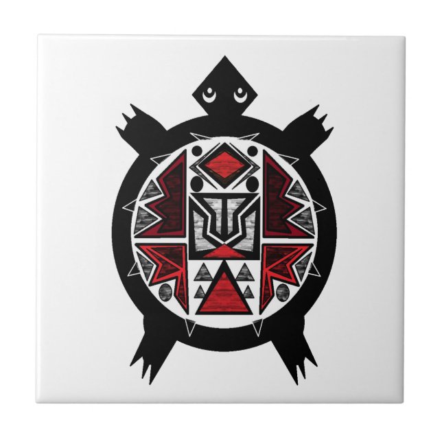 Inbyggd sköldpadda kakelplatta (Framsidan)