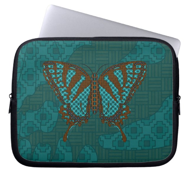 Inbyggd Svalstjärt-datorfodral Laptop Fodral (Framsidan)