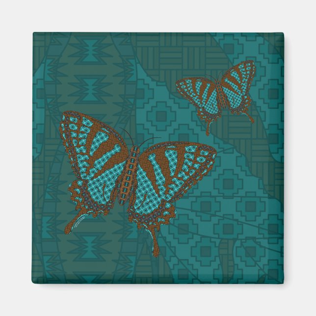 Inbyggd svensk magnet (Framsidan)