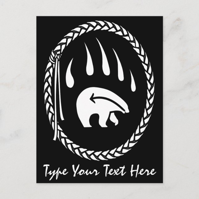 Inbyggd vykort för Anpassningsbar av stamkonst (Framsida)