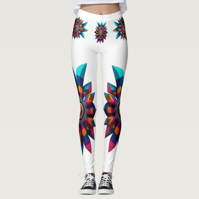 Inbyggda amerikanska konsformar - allt-over-Print- Leggings (Framsida)