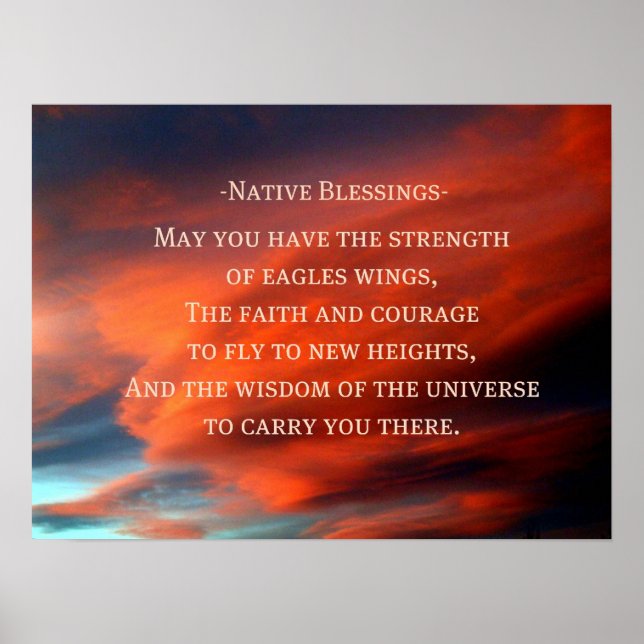 Inbyggda välsignelser poster (Framsidan)