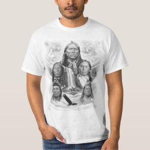 Inbyggt amerikanskt Anpassningsbar, Manar-vitvärde T Shirt