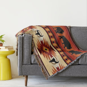 Inbyggt amerikanskt hemligt urinvånare, blanket filt