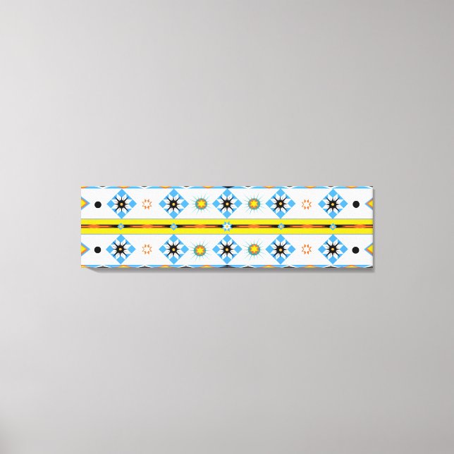 Inbyggt amerikanskt Shoshone Stretched Kanvastryck (Framsida)