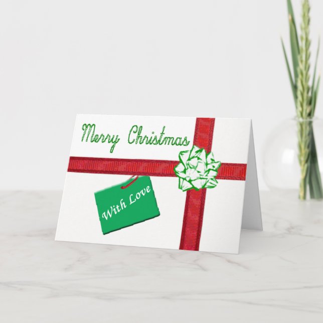 Inbyggt julkort helgkort (Framsida)