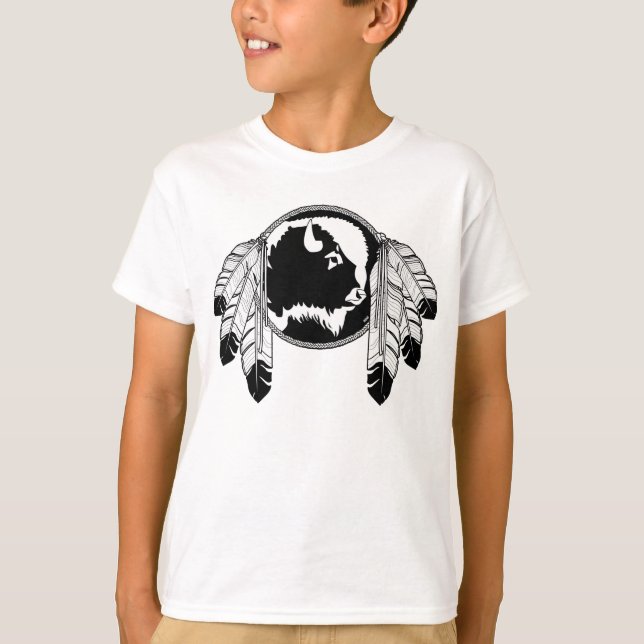 Inbyggt Pride Barn T-shirt First Nation Art Tee (Framsida)