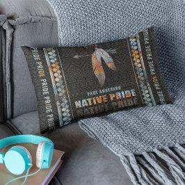 Inbyggt Pride Indiskt pälsartad pälsfågel Lumbarkudde