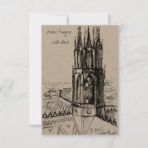 Inc frihand teckning från Prag med Kärlek