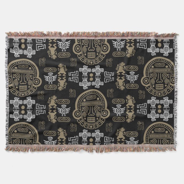 inca Aztec Home Decor Filt (Framsidan)