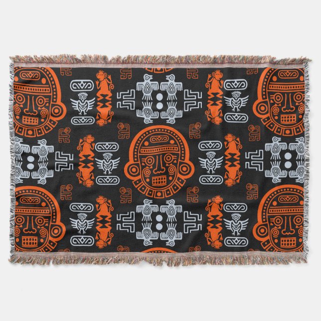 inca Aztec Home Decor Filt (Framsidan)