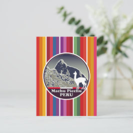 Inca Citadel Machu Picchu Cusco Peru Vykort