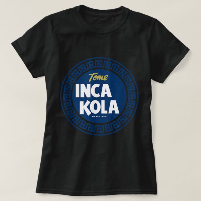 Inca Kola Peru Golden Kola Bubblegum Cream Soda T Shirt (Design framsida)