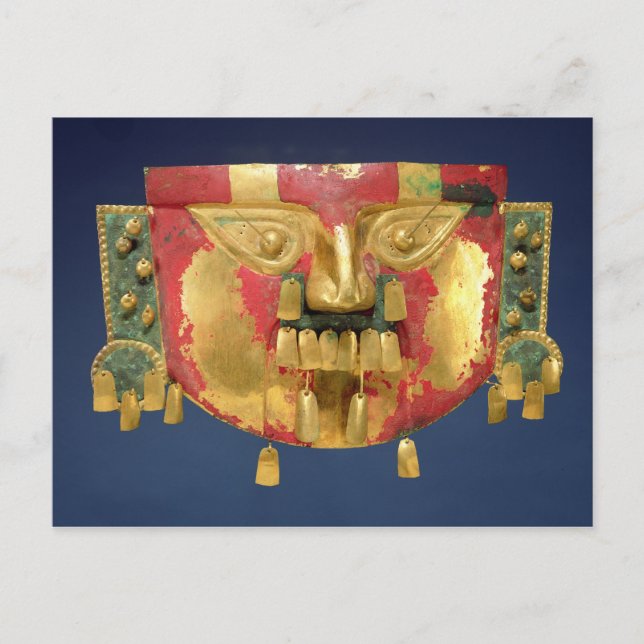 Inca mask vykort (Framsida)