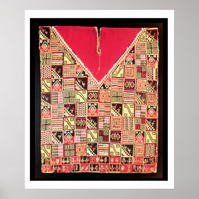 Inca "Poncho", Bolivia, c.1500 (ull) Poster (Framsidan)