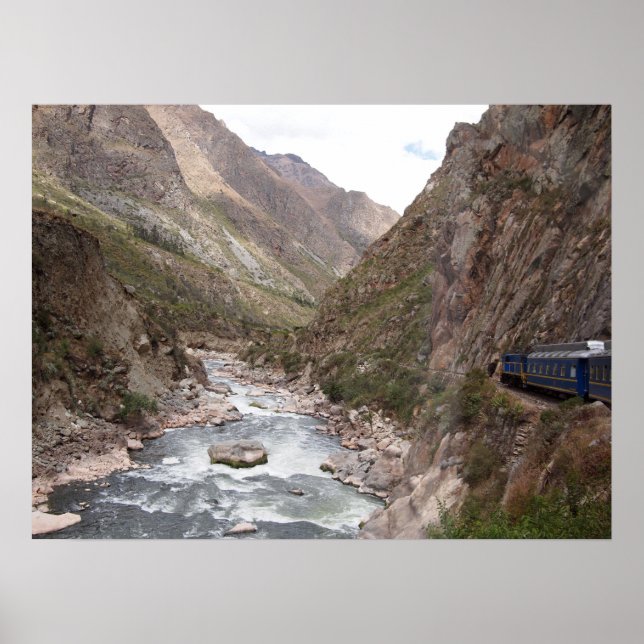 Inca rail-tåg till Machu Picchu-affisch Poster (Framsidan)
