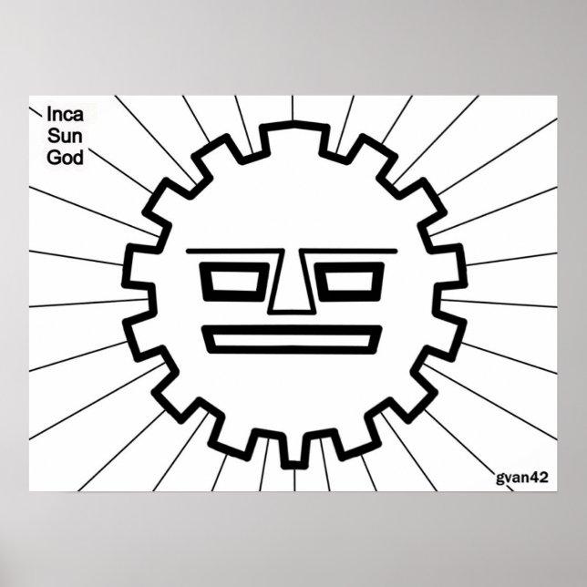 Inca Sol Gud Poster (Framsidan)