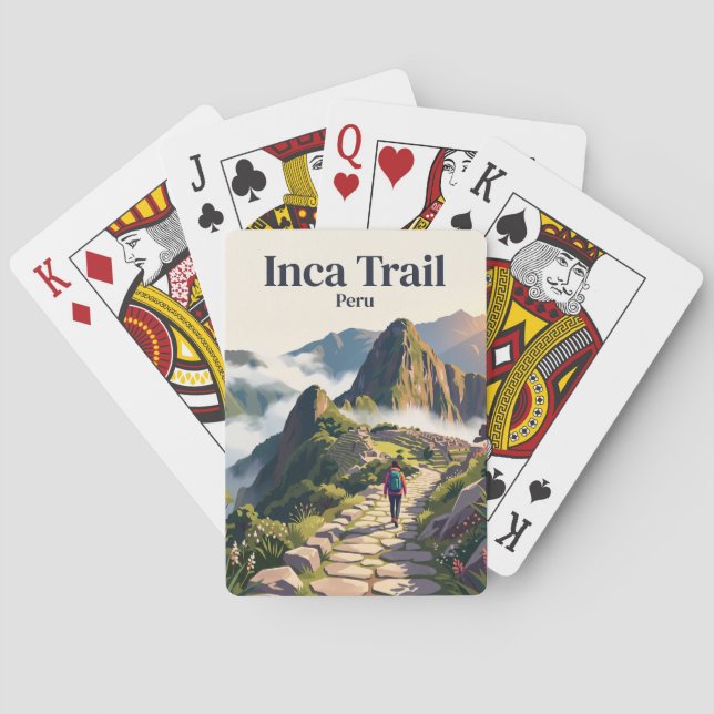 Inca-stigen Peru Casinokort (Baksidan)
