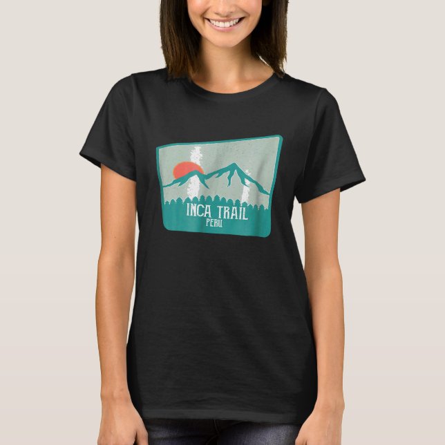 Inca-stigen Peru Machu Picchu Vandring Camping  1 T Shirt (Framsida)