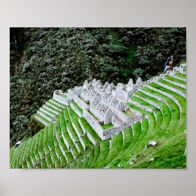 Inca Trail Machu Picchu Peru - Travel Photography Poster (Framsidan)