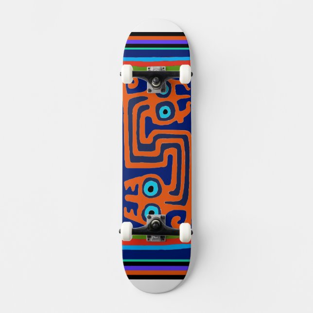Inca Tribal Skateboard (Framsida)