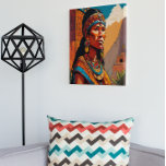 Inca Woman Canvastryck<br><div class="desc">Denna indianska kvinna berömde sig av traditionella kläder. Med komplicerade detaljer och sjudande färg fångar denna bild på ett vackert sätt kärnan i den indiska kulturen och den inhemska kvinnans ära. Perfekt för konstentusiaster och dem som fascineras av gamla civilisationer är detta illustration ett häpnadsväckande tillskott till alla samlingar eller...</div>