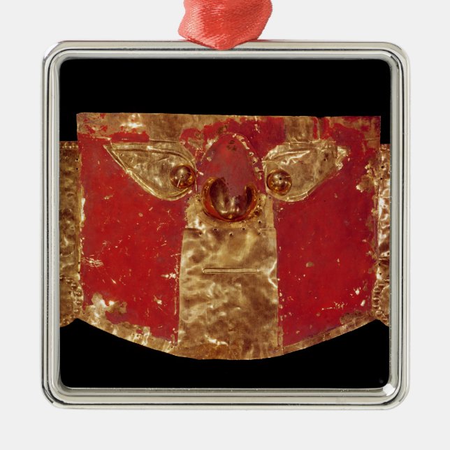 Incaen maskerar julgransprydnad metall (Framsidan)