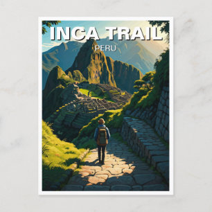 Incaleden Peru Machu Picchu Vandring Vykort