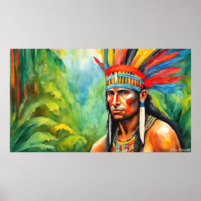 INCAN WARRIOR POSTER (Framsidan)