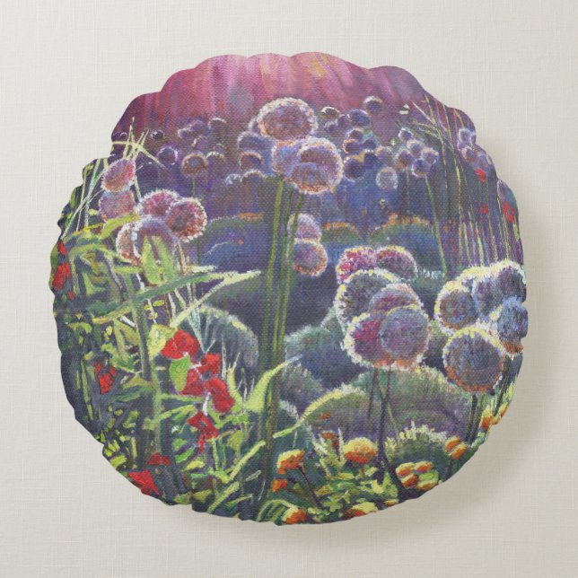 Incandescence 2013 rund kudde (Framsidan)