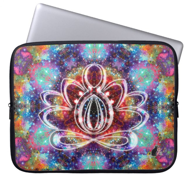 Incanfallence Zen Lotus Laptop Fodral (Framsidan)