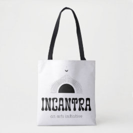 incantra primär logotyp (mörk-på-ljus) tygkasse