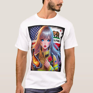 INCENDIO EN CALIFORNIA, SOLIDARIDAD Y APOYO T SHIRT