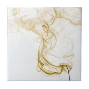 Incense Smoke Ceramic Photo Tile Kakelplatta