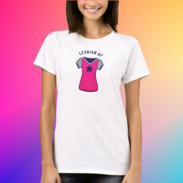 Inception Pride: Lesbisk AF T Shirt (Skapare uppladdad)