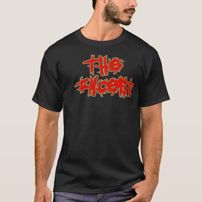Incesten - svart/rött tee (Framsida)