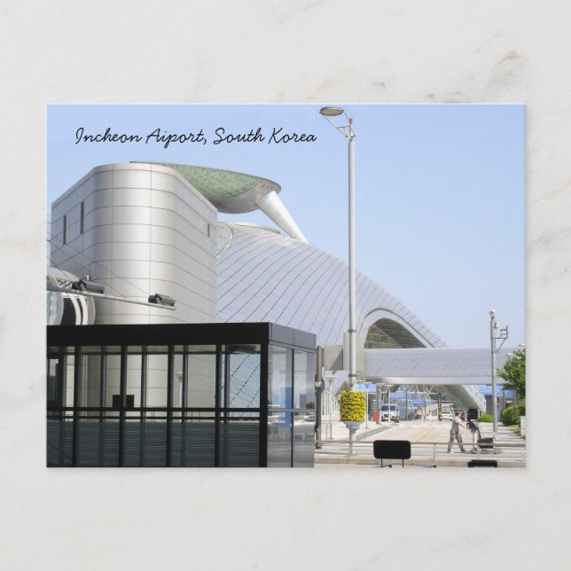 Incheon Aiport, Sydkoreas vykort (Framsida)