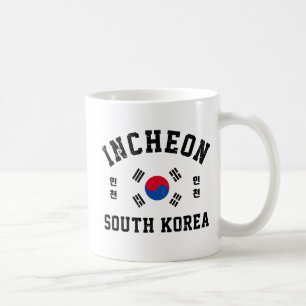 Incheon Sydkorea Kaffemugg