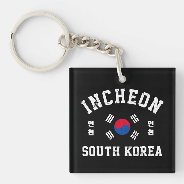 Incheon Sydkorea T-Shirt (Framsidan)