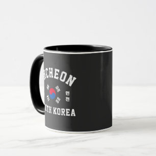 Incheon Sydkorea T-Shirt Mugg