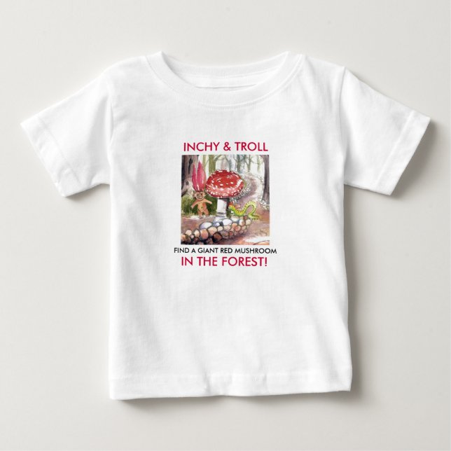 Inchy & troll tee shirt (Framsida)