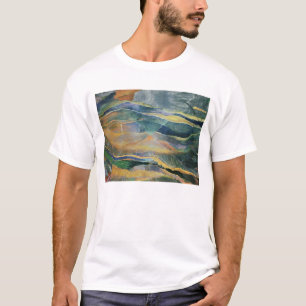 Incident av färger och slättar (tempera och tee shirt