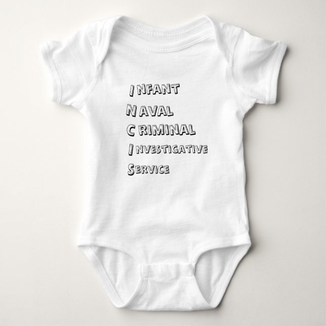 INCIS-spädbarnskjorta Tee Shirt (Framsida)