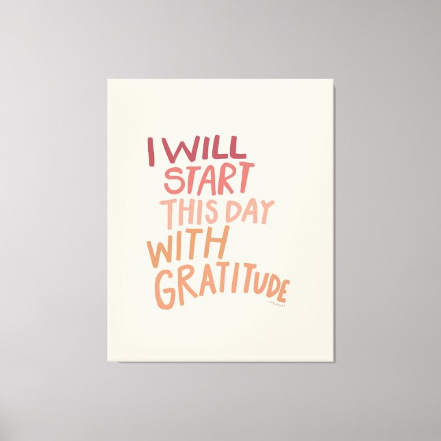 Incitationsteckning för startdecor canvastryck (Framsida)